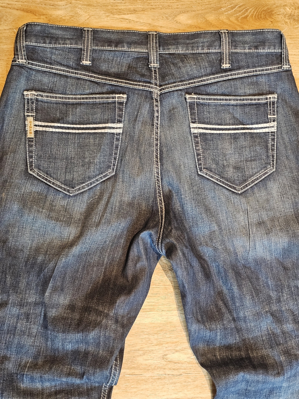 Cinch Carter 2.0 Dark Wash Relaxed Straight Western Jeans Men's 38x30 Cowboy - Picture 3 of 16